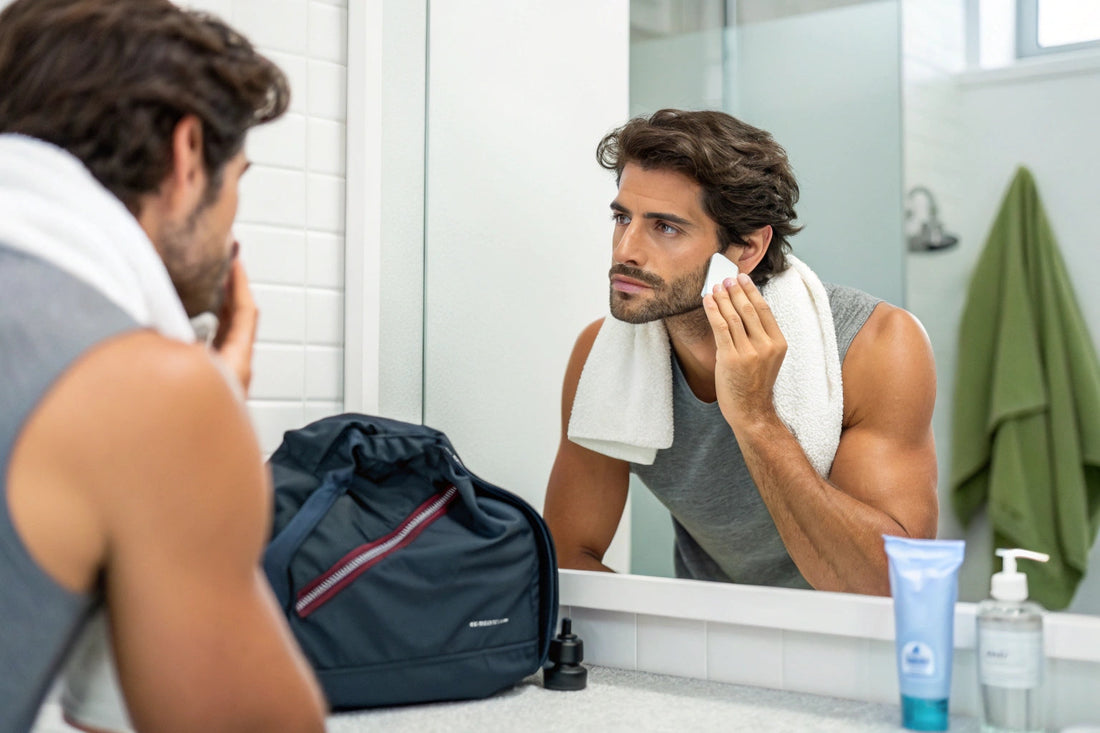 Cuidado facial masculino post-ejercicio: cómo revitalizar tu piel después del gym