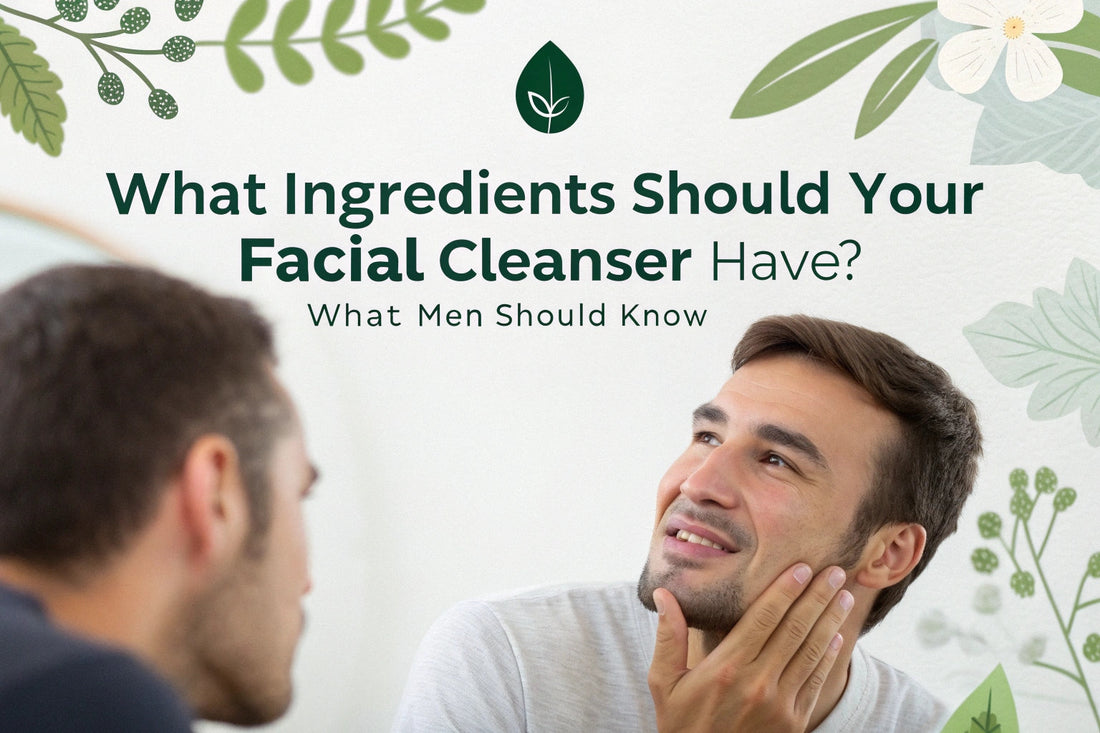 ¿Qué ingredientes debe tener tu limpiador facial? Lo que los hombres deben saber