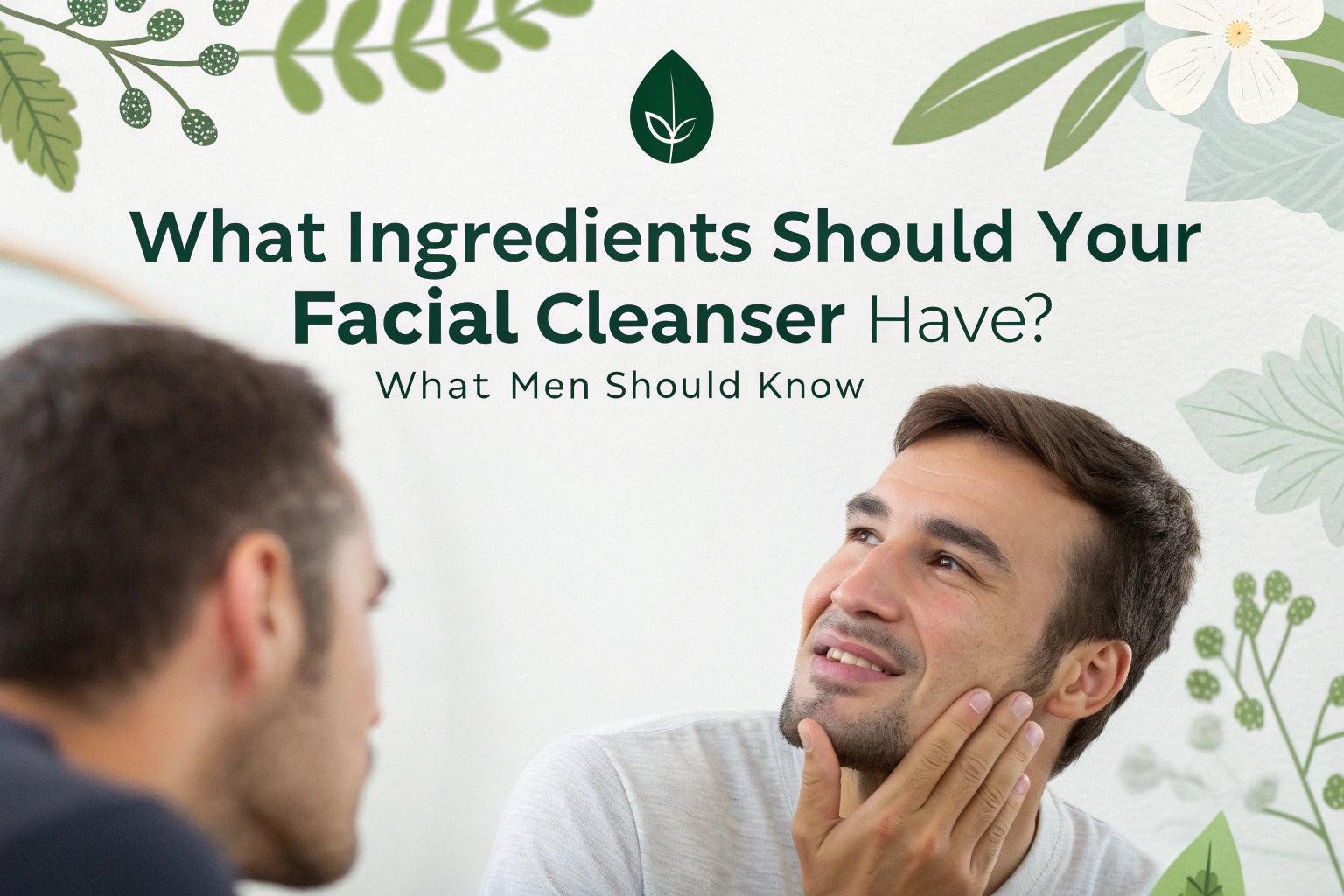¿Qué ingredientes debe tener tu limpiador facial? Lo que los hombres deben saber