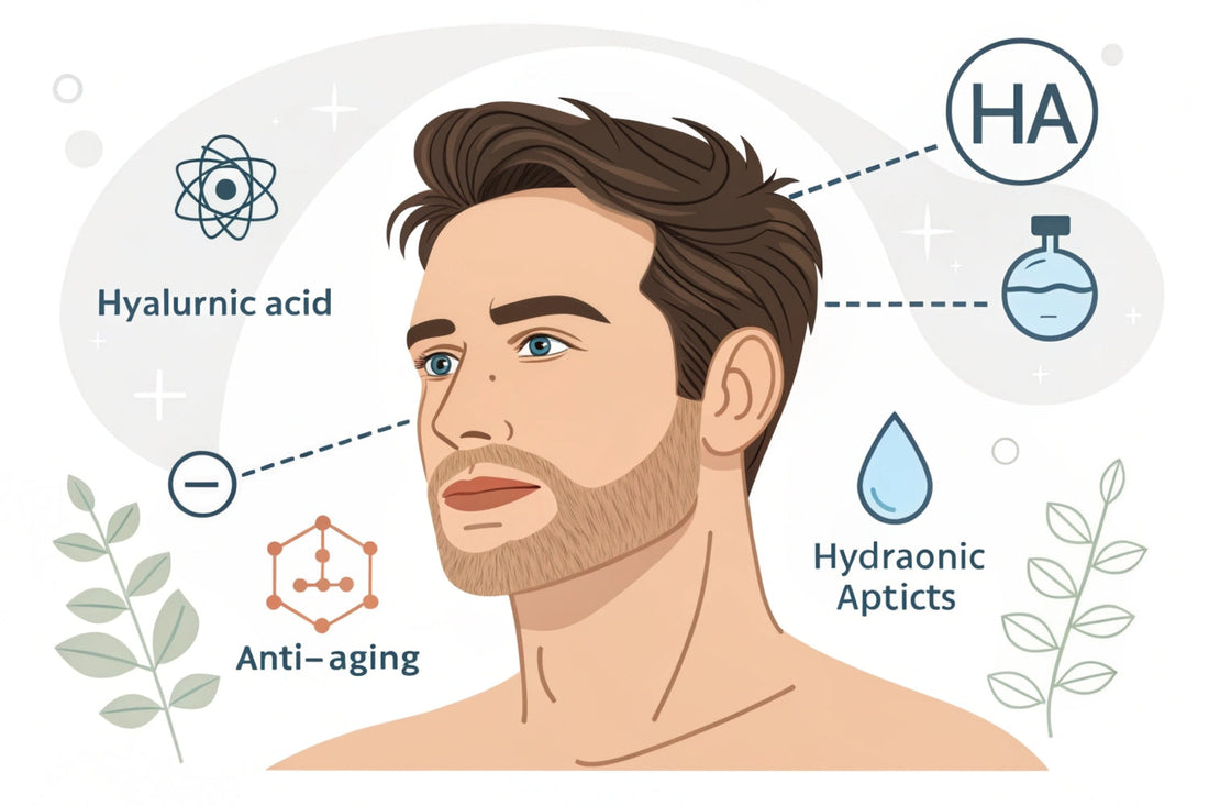 Todo lo que necesitas saber sobre el Ácido Hialurónico en el cuidado facial masculino